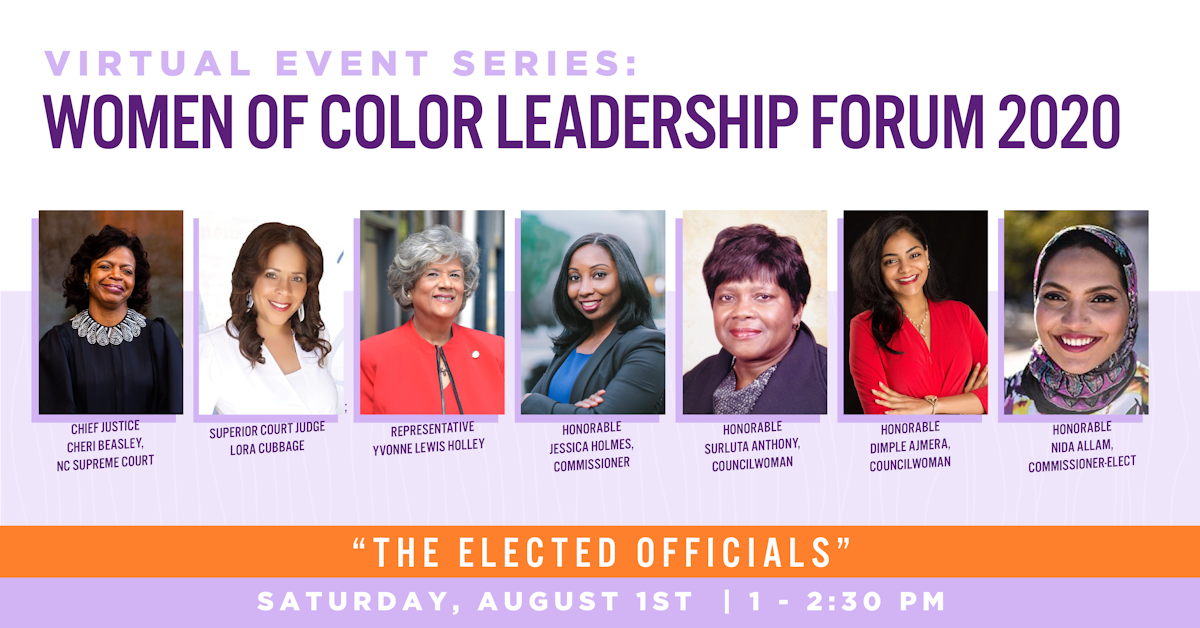 Virtual Event Series Women of Color Leadership Forum · North Carolina